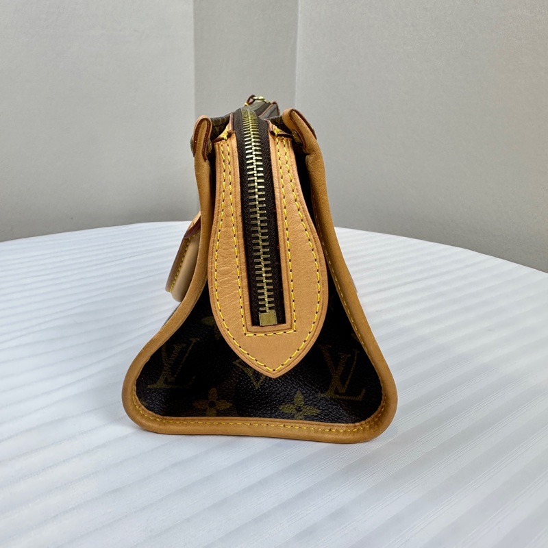 路易威登/Louis Vuitton Popincourt 老花棕色手提包29.5x12x14cm-4