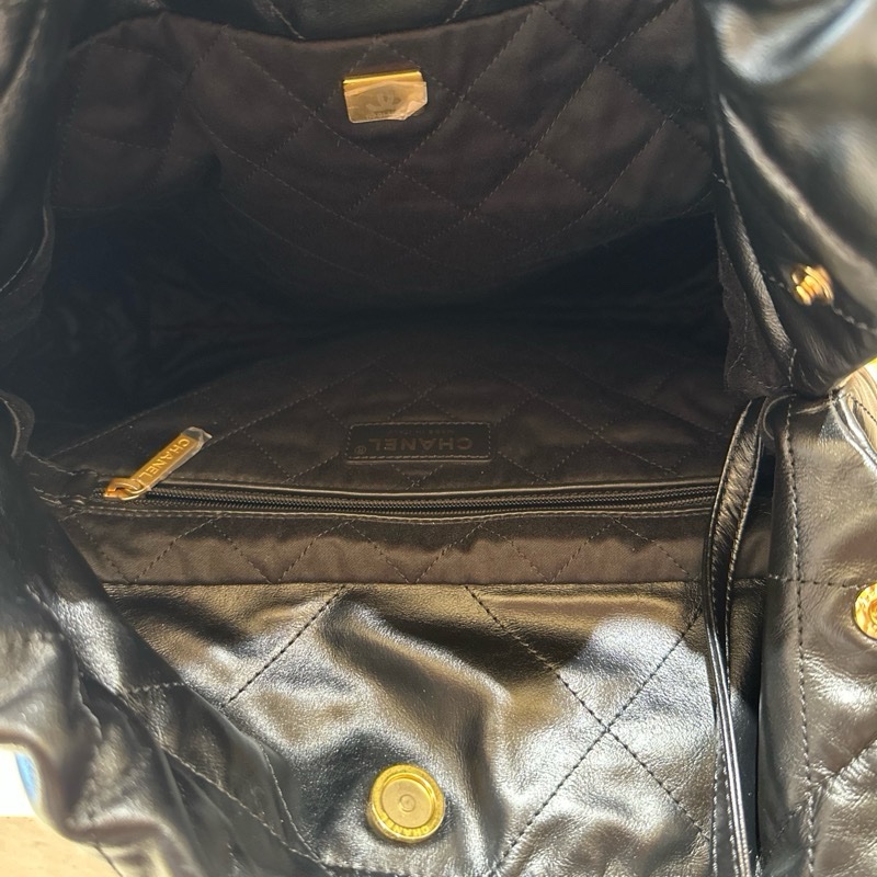 Chanel 22 bag /黑金小號-3