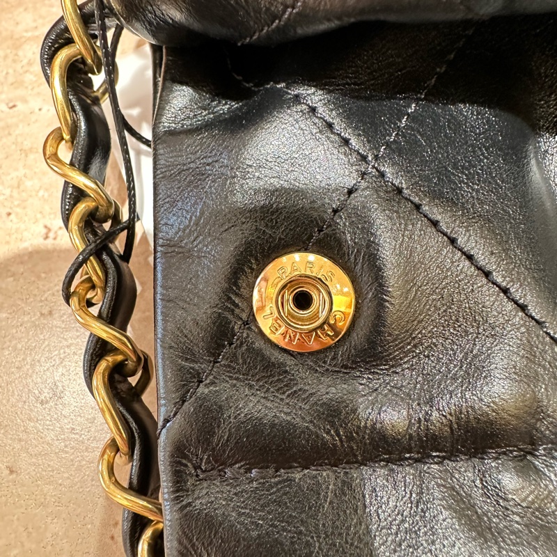 Chanel 22 bag /黑金小號-5