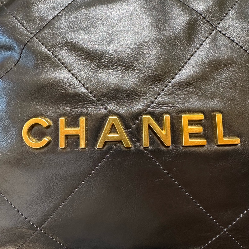 Chanel 22 bag /黑金小號-8