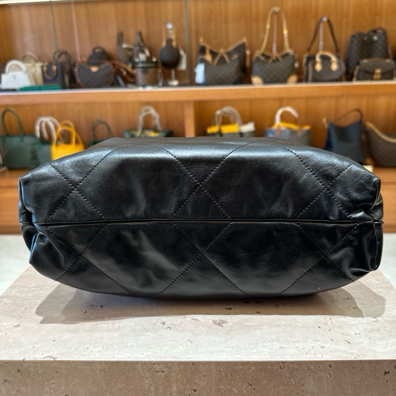 Chanel 22 bag /黑金小號-11