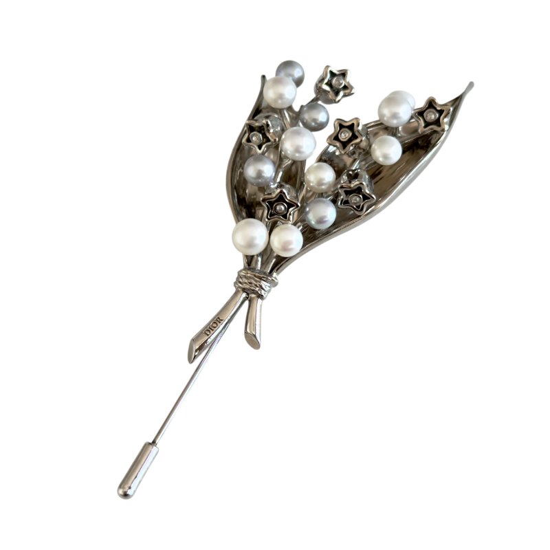 DIOR Lily of the Valley 珍珠 胸針-1