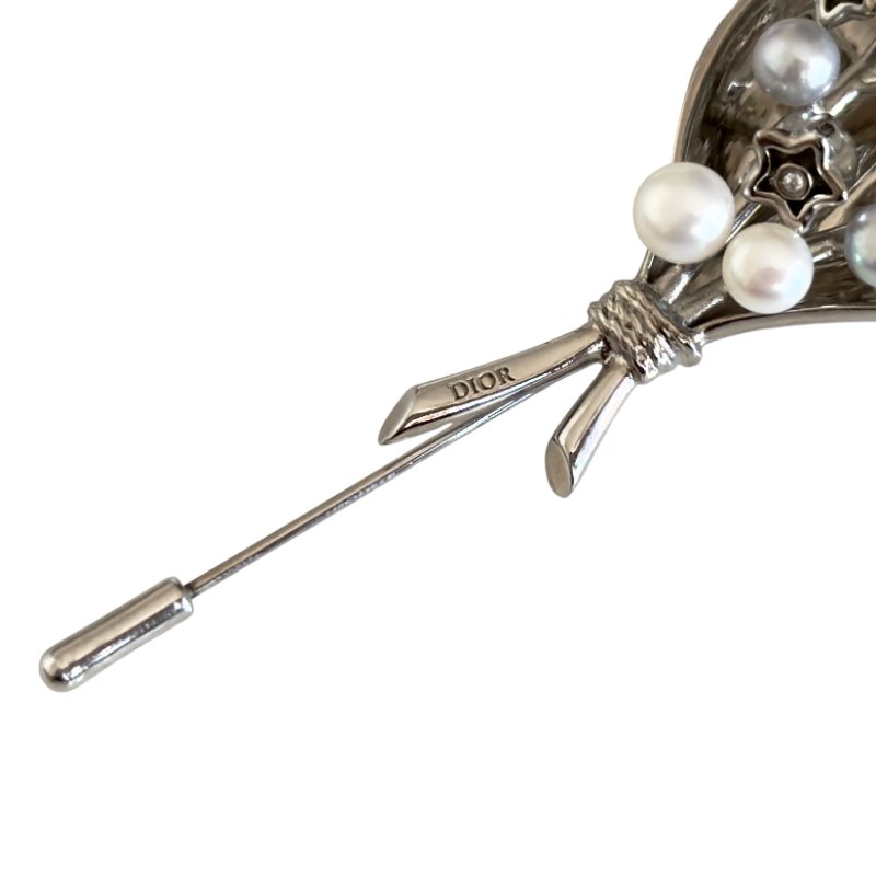 DIOR Lily of the Valley 珍珠 胸針-3