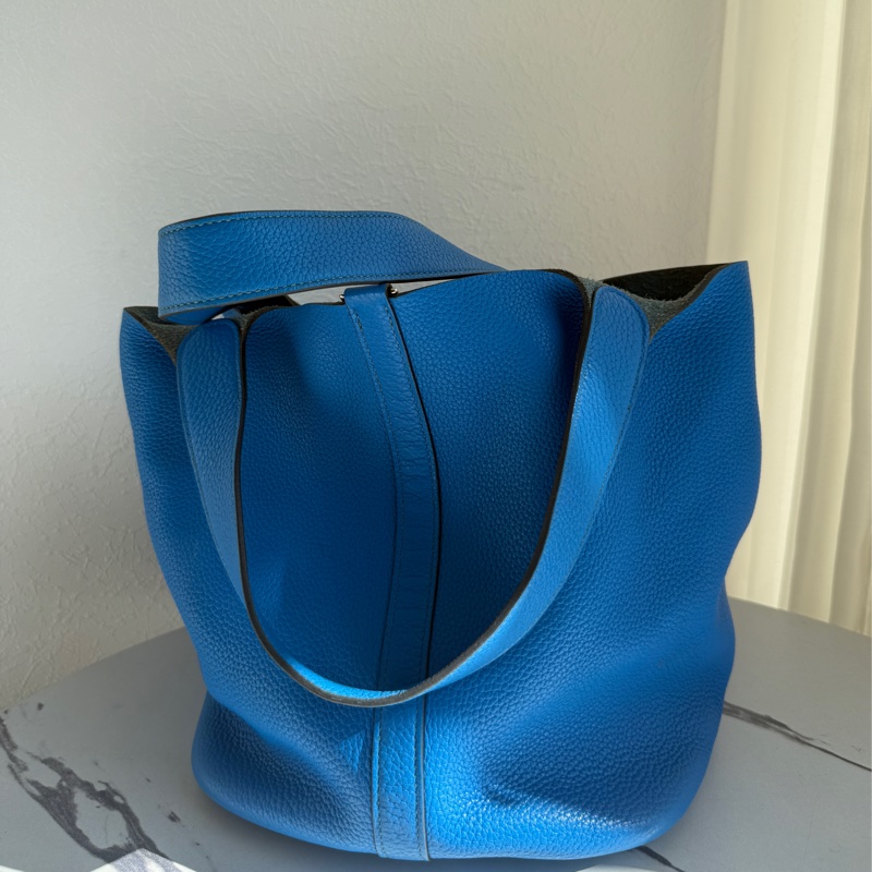 Hermes picotin26藍色菜籃子🧺-0