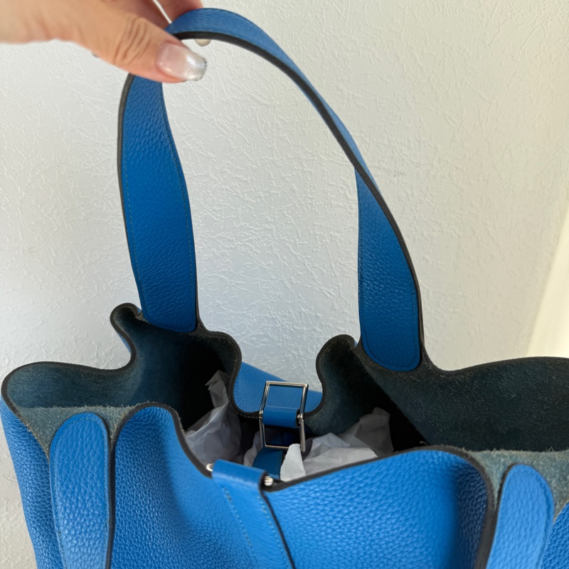 Hermes picotin26藍色菜籃子🧺-5