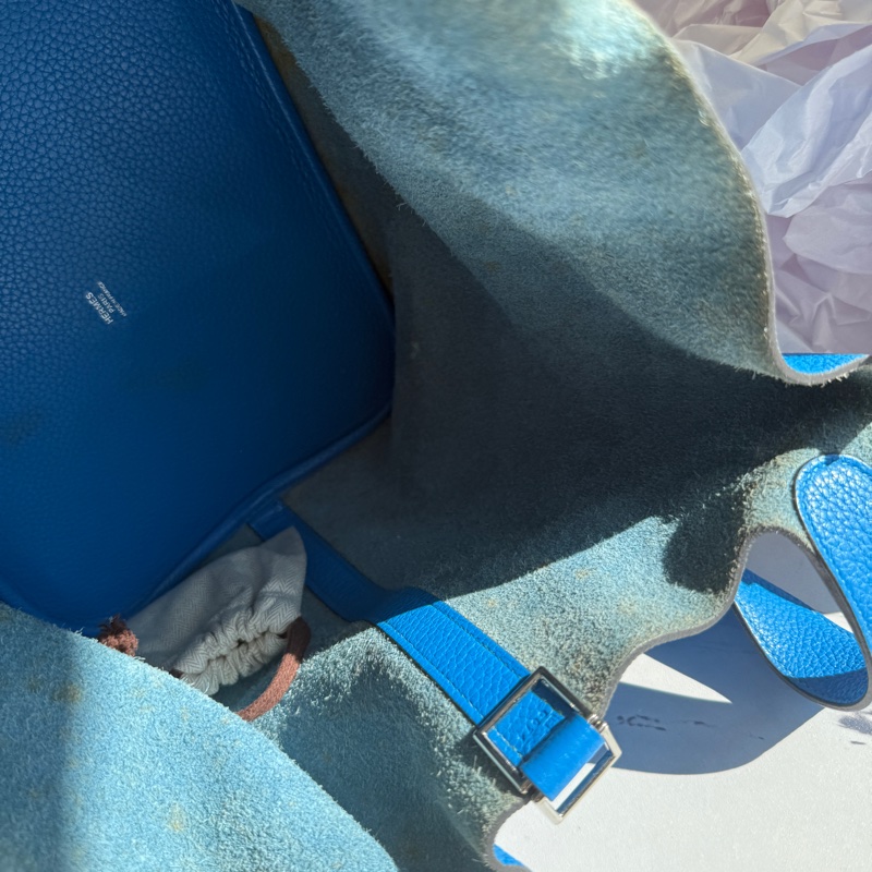 Hermes picotin26藍色菜籃子🧺-17