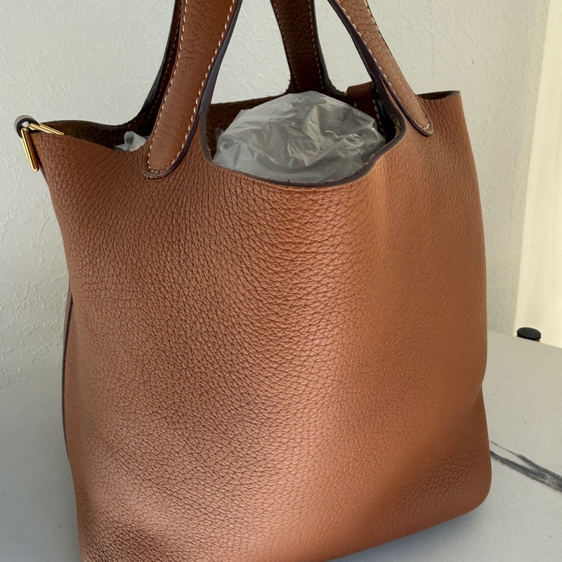 Hermes picotin18金棕金菜籃子🧺-6