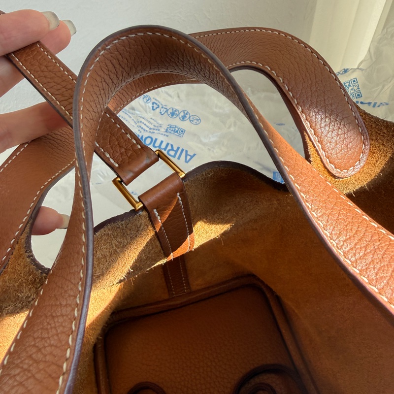 Hermes picotin18金棕金菜籃子🧺-13