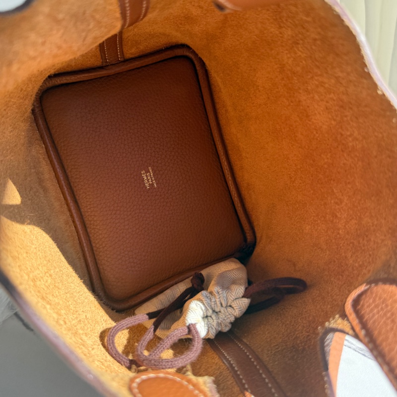 Hermes picotin18金棕金菜籃子🧺-14