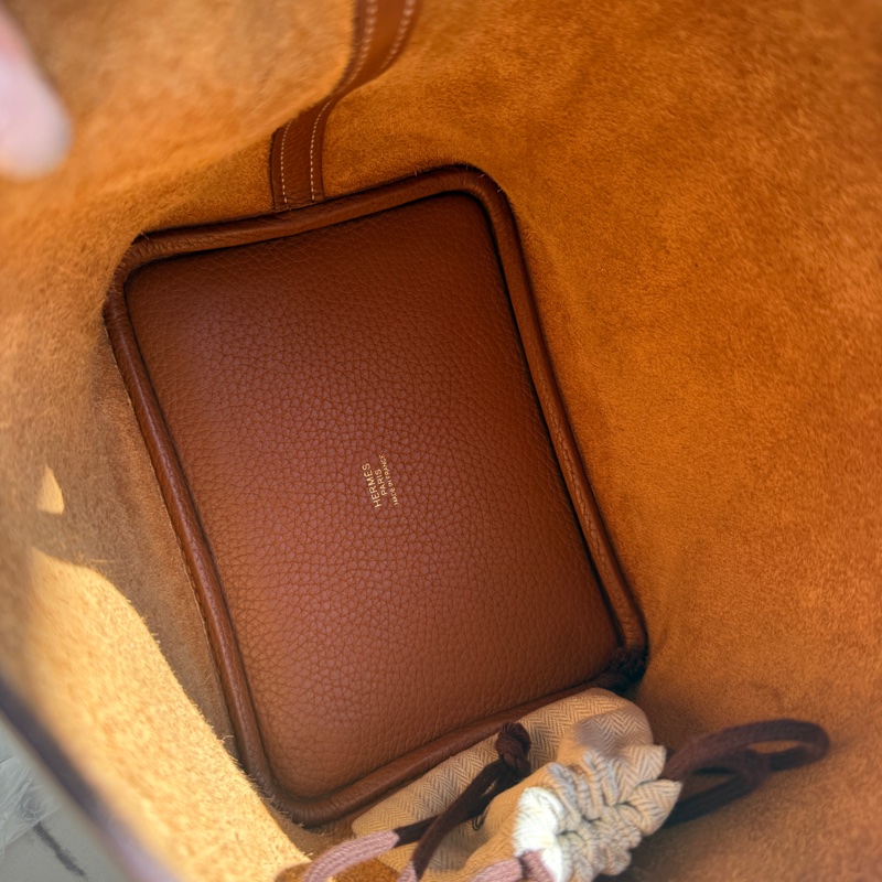 Hermes picotin18金棕金菜籃子🧺-15