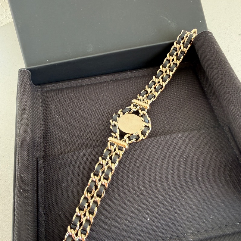 Chanel 皮穿鏈手鏈 很好看 很像手錶-4