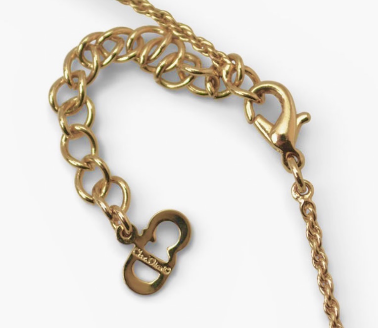 Christian Dior 愛心水鑽CD項鍊 極美✨-3