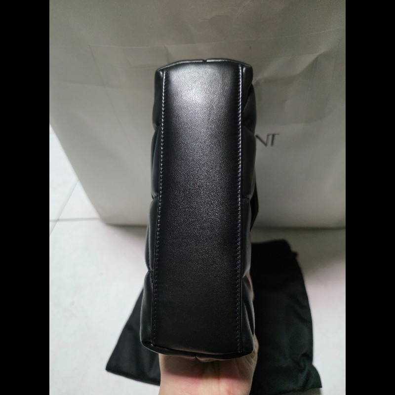 Saint Laurent Puffer mini黑色 鏈帶包-2