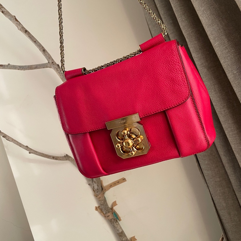 🧣新年快樂🧣Chloe 豆腐包/小方胖/小包/方胖子/蓋包/馬鞍🍄正品🍄況優🍄肩背/側背/斜背🍄不廢小包-6