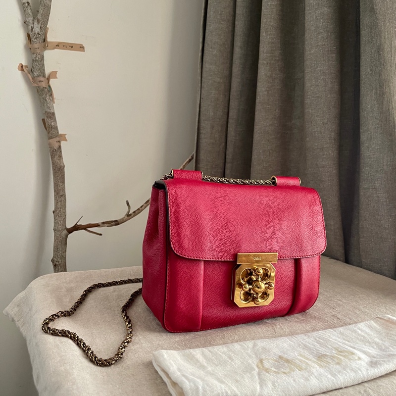 🧣新年快樂🧣Chloe 豆腐包/小方胖/小包/方胖子/蓋包/馬鞍🍄正品🍄況優🍄肩背/側背/斜背🍄不廢小包-9