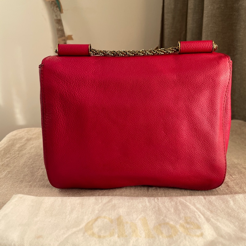 🧣新年快樂🧣Chloe 豆腐包/小方胖/小包/方胖子/蓋包/馬鞍🍄正品🍄況優🍄肩背/側背/斜背🍄不廢小包-12