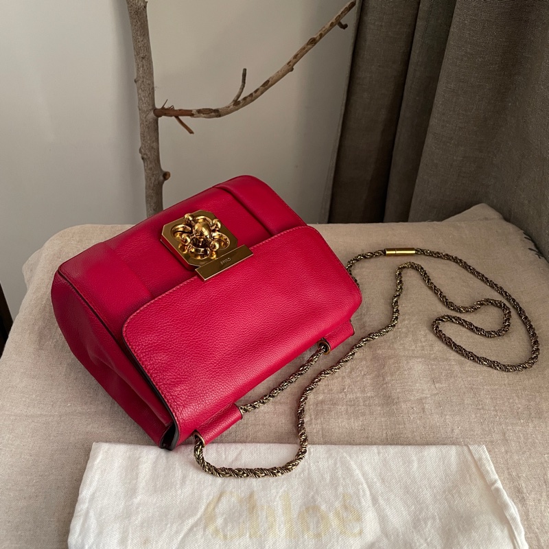 🧣新年快樂🧣Chloe 豆腐包/小方胖/小包/方胖子/蓋包/馬鞍🍄正品🍄況優🍄肩背/側背/斜背🍄不廢小包-19