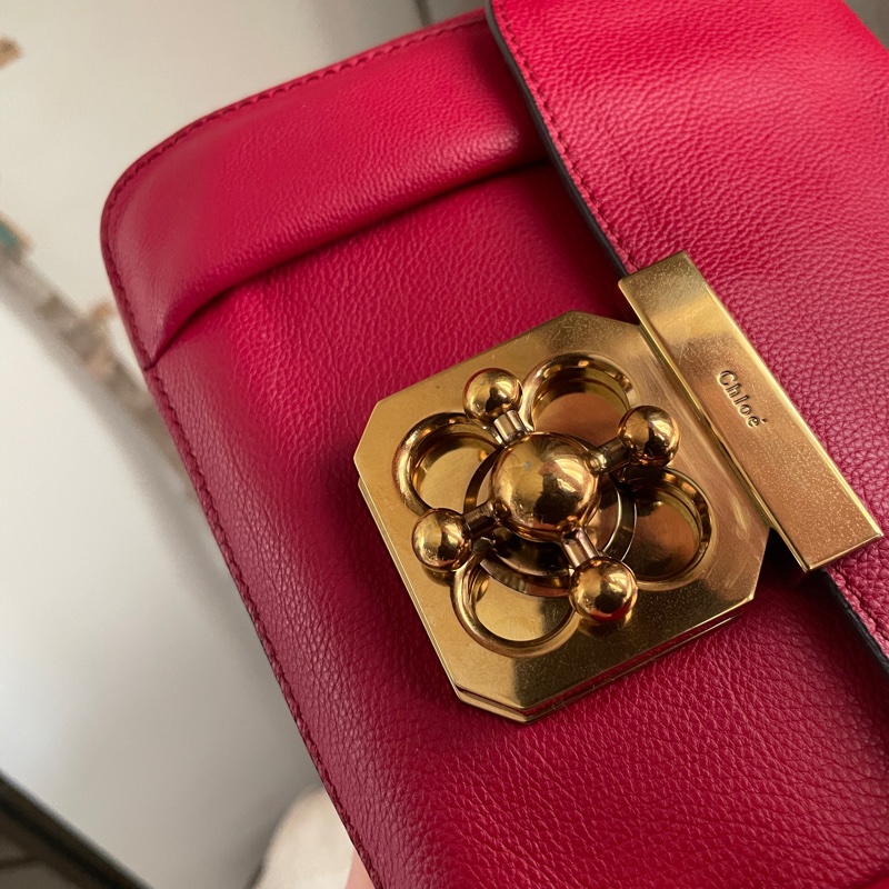 🧣新年快樂🧣Chloe 豆腐包/小方胖/小包/方胖子/蓋包/馬鞍🍄正品🍄況優🍄肩背/側背/斜背🍄不廢小包-21