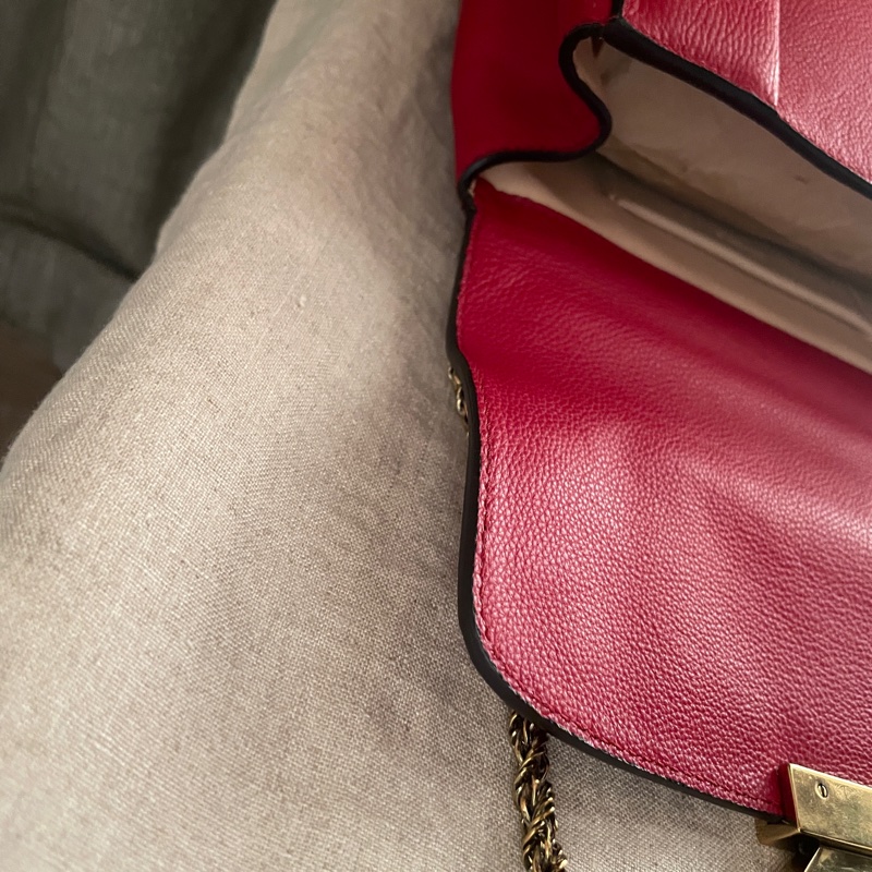 🧣新年快樂🧣Chloe 豆腐包/小方胖/小包/方胖子/蓋包/馬鞍🍄正品🍄況優🍄肩背/側背/斜背🍄不廢小包-34