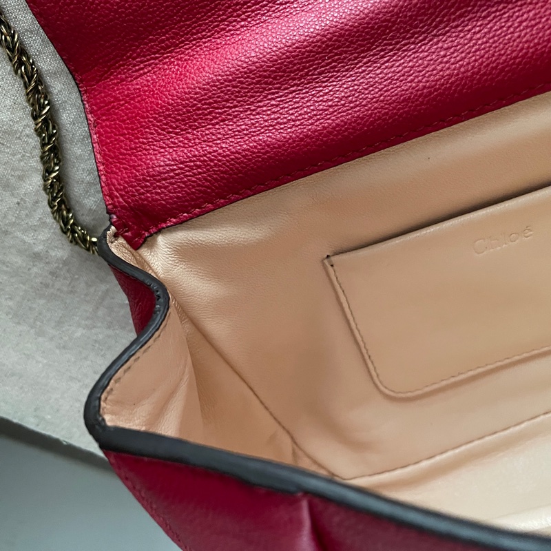 🧣新年快樂🧣Chloe 豆腐包/小方胖/小包/方胖子/蓋包/馬鞍🍄正品🍄況優🍄肩背/側背/斜背🍄不廢小包-63