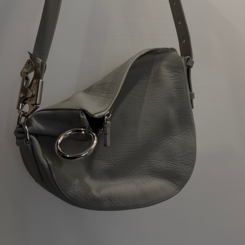 BURBERRY 小號牛皮騎士包