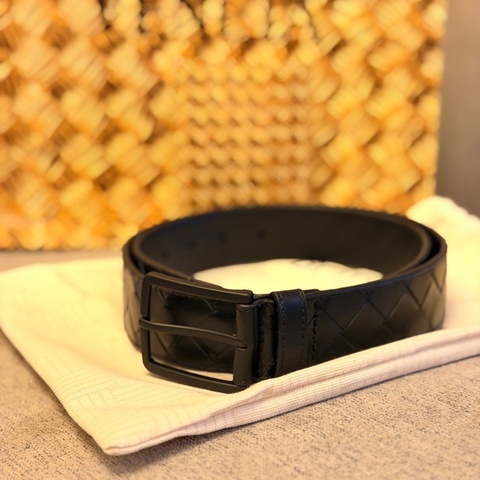 全新/BV男皮帶32/日本買回