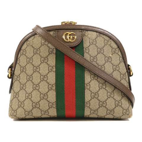 GUCCI 塗層帆布Ophidia Small金扣肩背袋