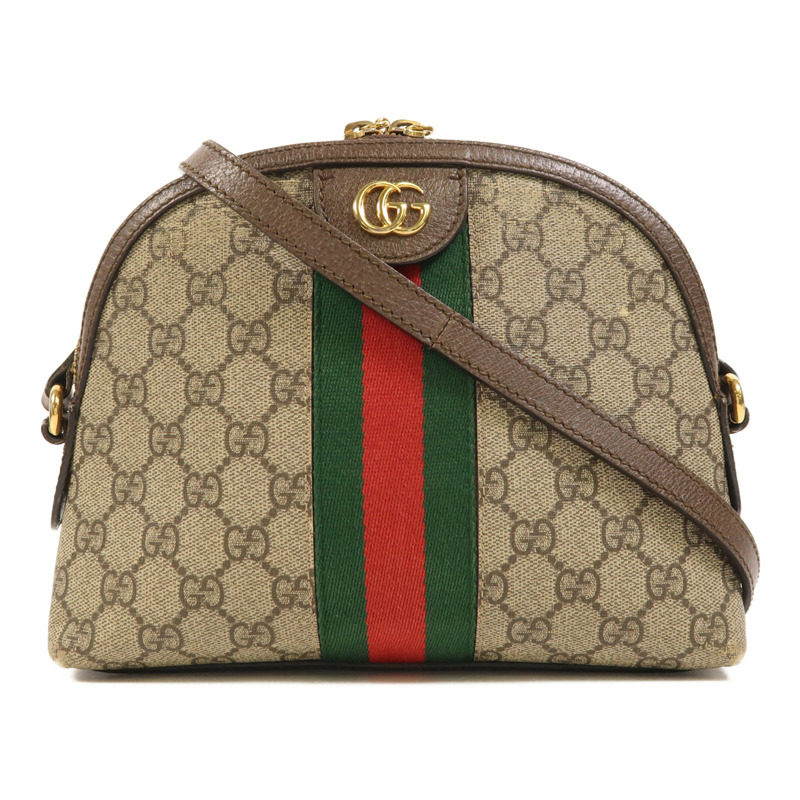 GUCCI 塗層帆布Ophidia Small金扣肩背袋-0