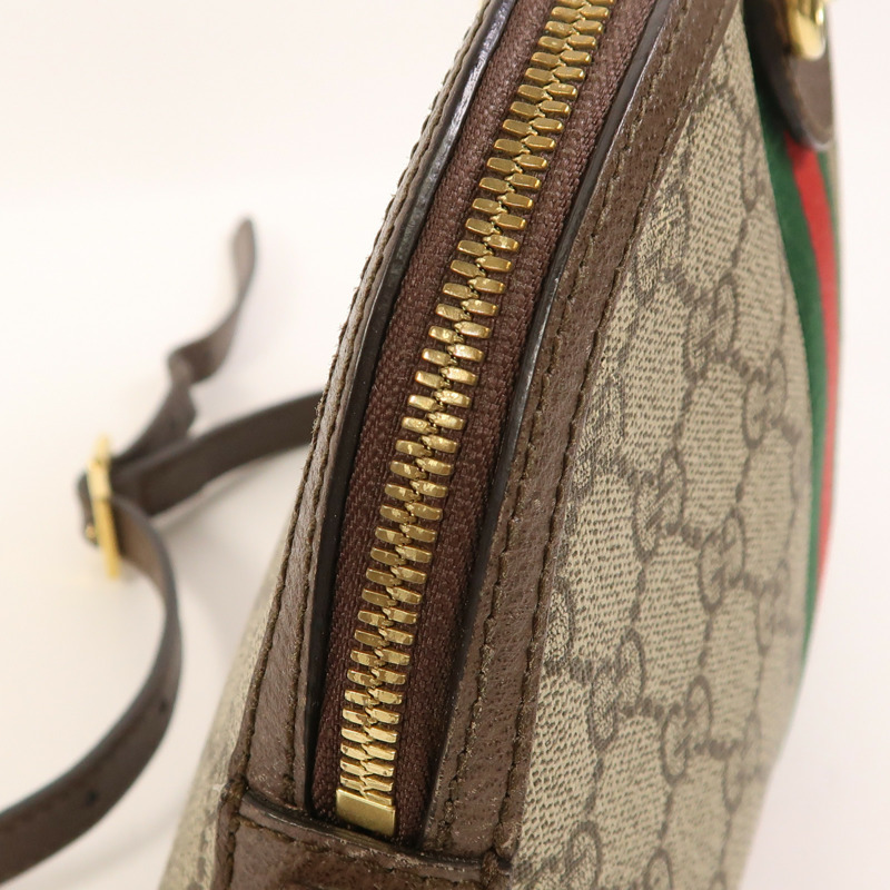 GUCCI 塗層帆布Ophidia Small金扣肩背袋-13