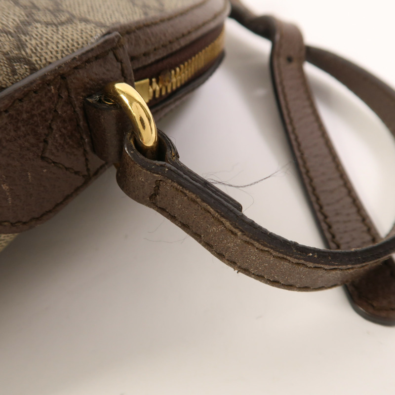 GUCCI 塗層帆布Ophidia Small金扣肩背袋-18
