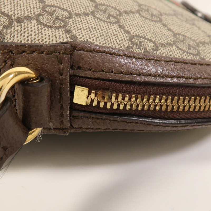 GUCCI 塗層帆布Ophidia Small金扣肩背袋-22