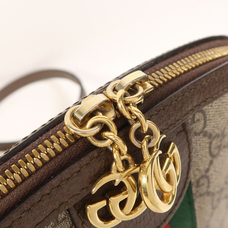 GUCCI 塗層帆布Ophidia Small金扣肩背袋-23