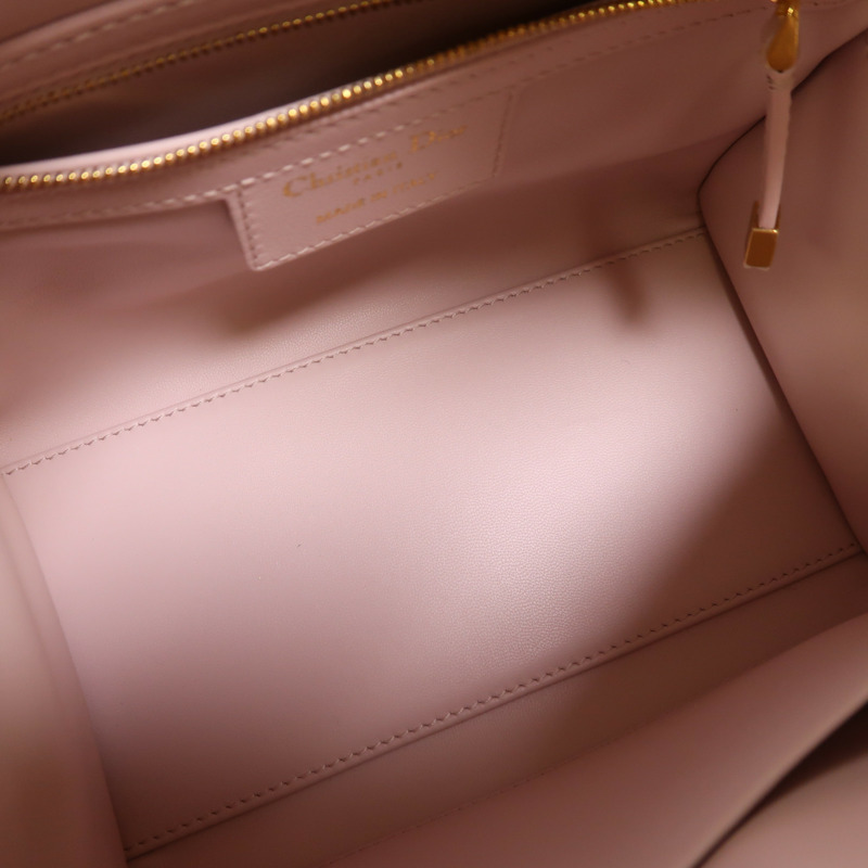 Dior 羊皮皮革Groove 20金扣手挽肩背兩用袋-4