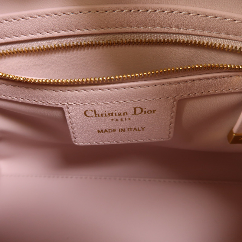 Dior 羊皮皮革Groove 20金扣手挽肩背兩用袋-5