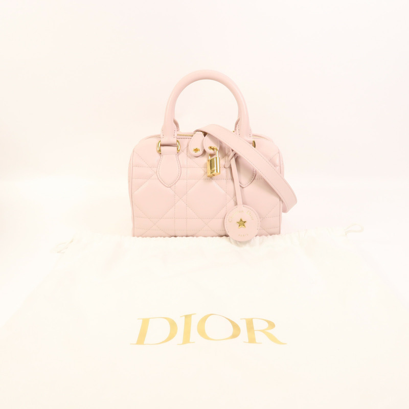 Dior 羊皮皮革Groove 20金扣手挽肩背兩用袋-8