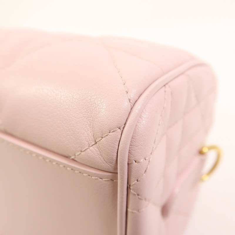 Dior 羊皮皮革Groove 20金扣手挽肩背兩用袋-9