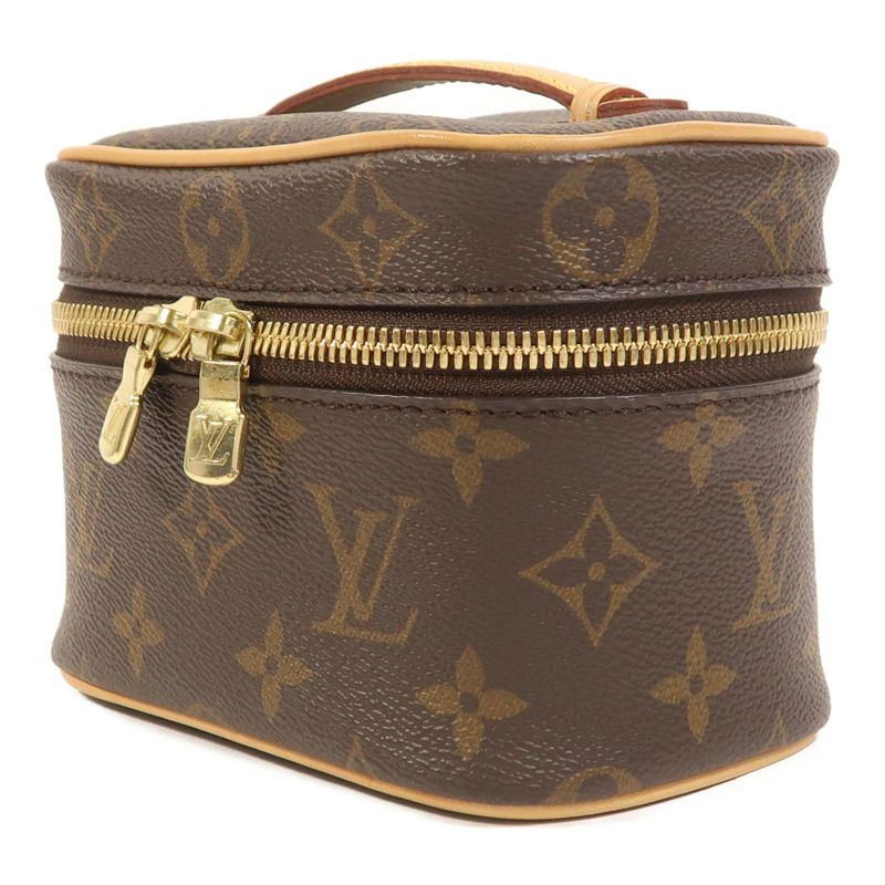 LOUIS VUITTON Monogram Nice Nano金扣化妝袋-2