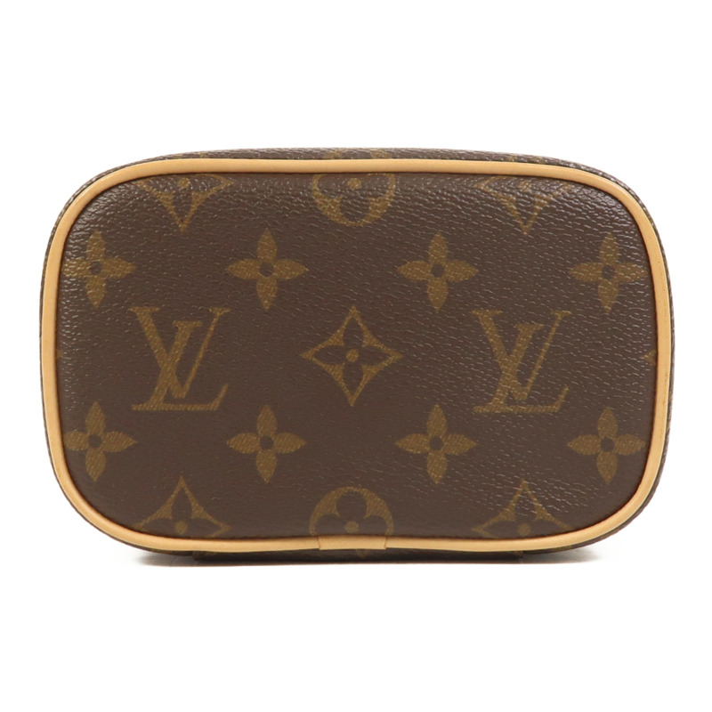 LOUIS VUITTON Monogram Nice Nano金扣化妝袋-3
