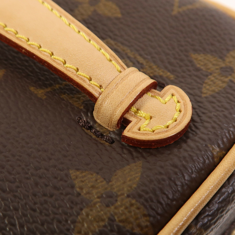 LOUIS VUITTON Monogram Nice Nano金扣化妝袋-13