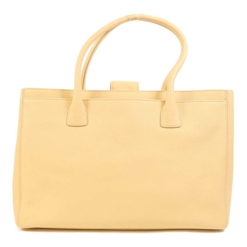 CHANEL 牛皮皮革Executive Cerf Tote金扣手挽肩背兩用袋-1