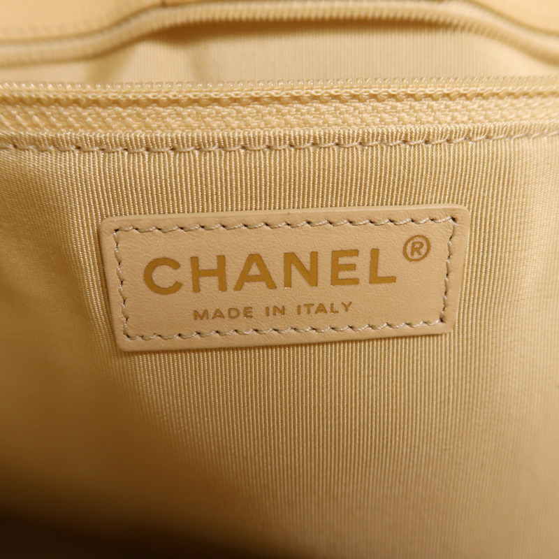 CHANEL 牛皮皮革Executive Cerf Tote金扣手挽肩背兩用袋-8