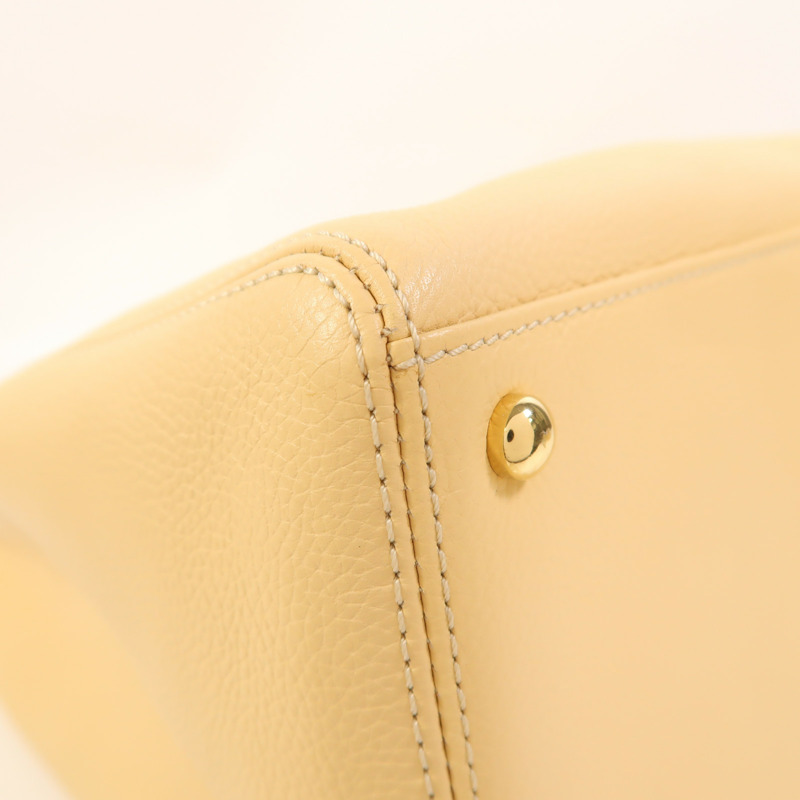 CHANEL 牛皮皮革Executive Cerf Tote金扣手挽肩背兩用袋-15