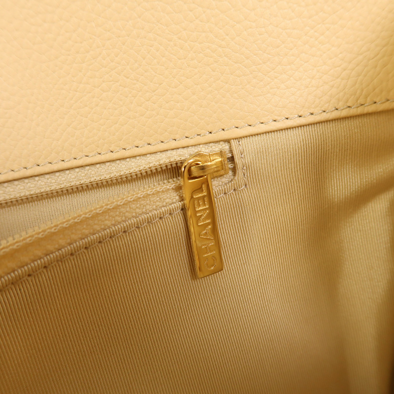 CHANEL 牛皮皮革Executive Cerf Tote金扣手挽肩背兩用袋-26