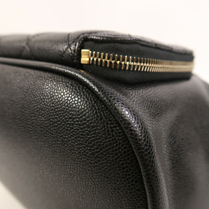 CHANEL 牛皮皮革Affinity Backpack金扣背包-10