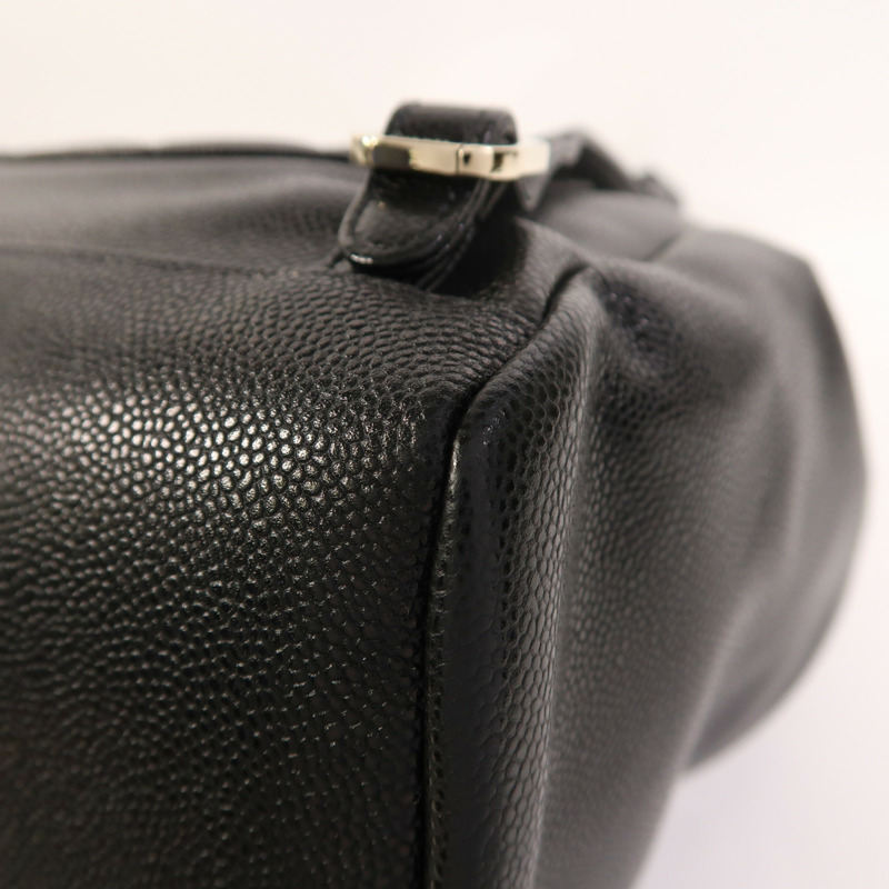 CHANEL 牛皮皮革Affinity Backpack金扣背包-12