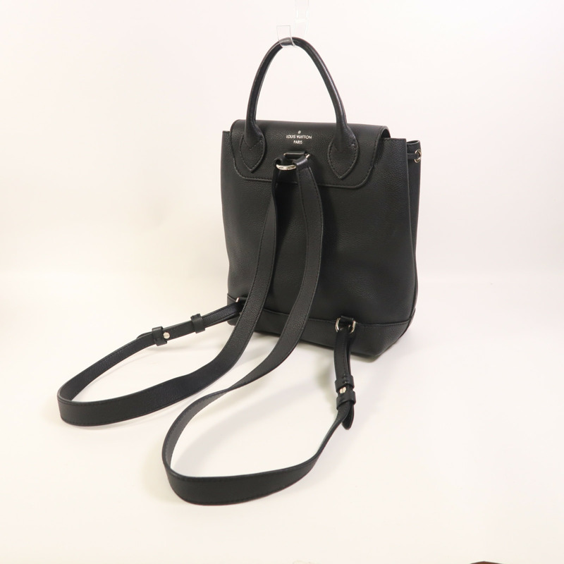 LOUIS VUITTON 牛皮皮革Lock Me Backpack銀扣背包-7