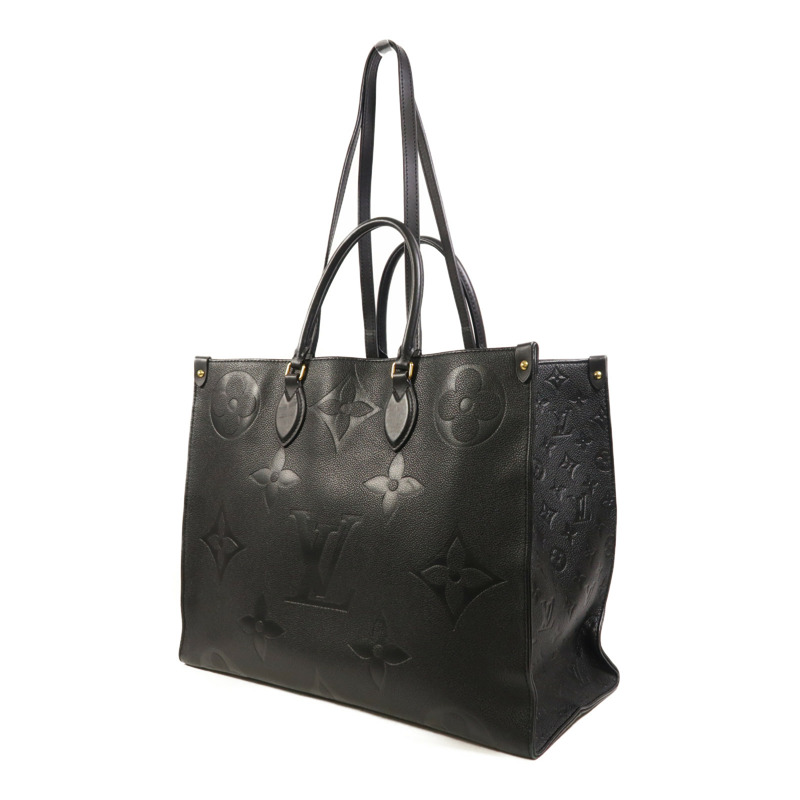 LOUIS VUITTON Monogram Empreinte On The Go GM金扣手挽肩背兩用袋-2