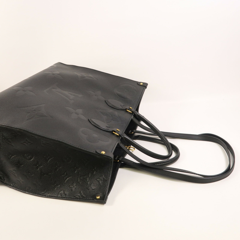 LOUIS VUITTON Monogram Empreinte On The Go GM金扣手挽肩背兩用袋-7