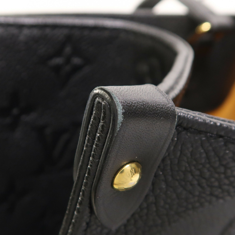 LOUIS VUITTON Monogram Empreinte On The Go GM金扣手挽肩背兩用袋-17