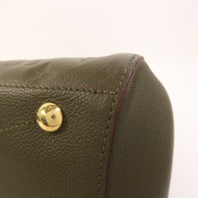 LOUIS VUITTON Monogram Empreinte Montaigne MM金扣手挽肩背兩用袋-11